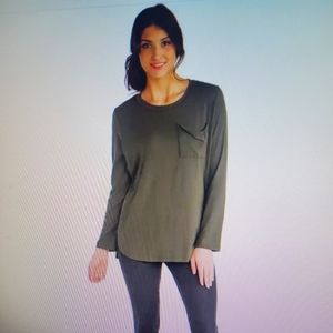 Mud Pie Noah Long Sleeve Jersey Top Size Large